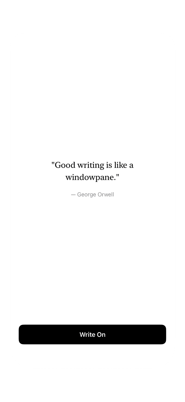 Writing Quote